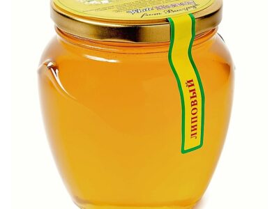 Мед липовый в стекл. банке “амфора” 0,7 кг.