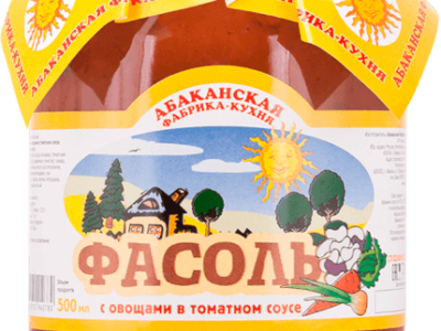 Фасоль с овощами